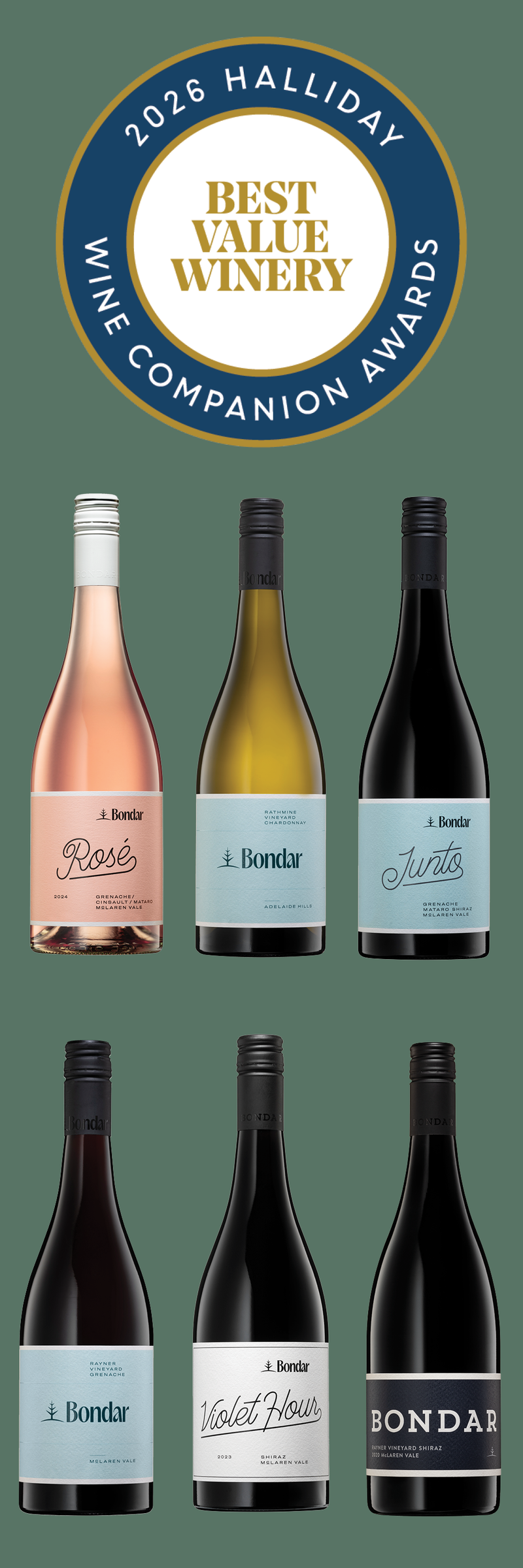 Halliday Best Value Winery 6-pack